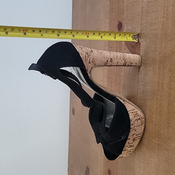 JustFab - Gianna black high heel shoes, size 7 - Picture 6 of 7